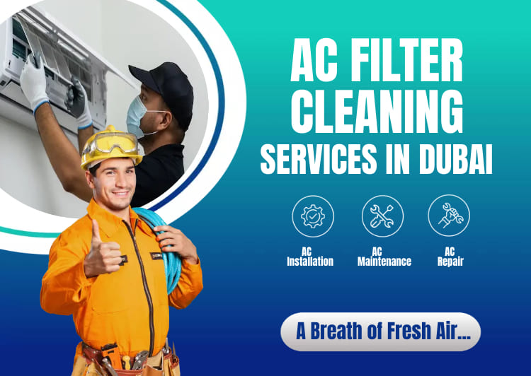 ac filter cleaning in Dubai