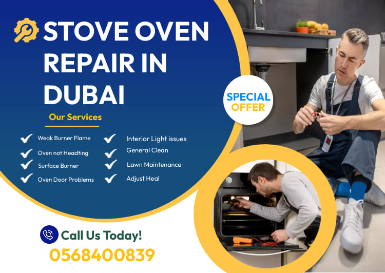 stove oven repair in Dubai